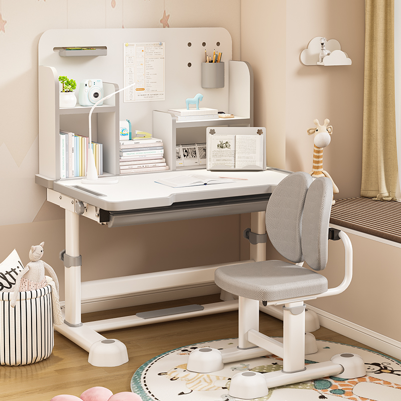 儿童学习桌小学生写字作业书桌家用简约小孩课桌椅可升降桌子套装