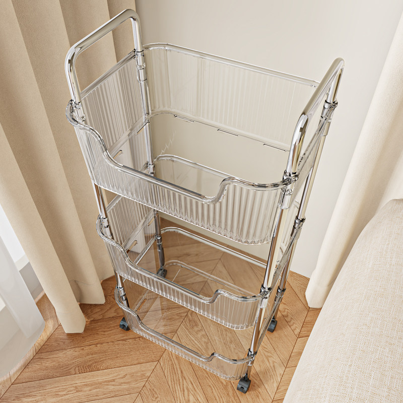 零食置物架落地多层亚克力