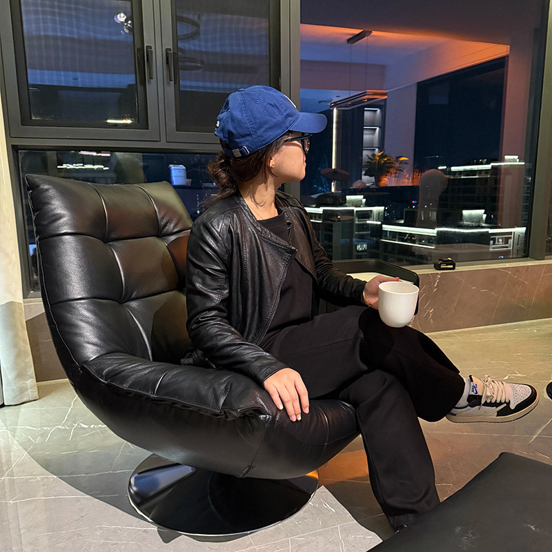 可躺懒人沙发设计师款单人可旋转沙发椅客厅阳台休闲蛋壳窝窝椅子,住宅家具,懒人沙发,淘宝优惠券,粉丝福利购,淘宝优惠卷