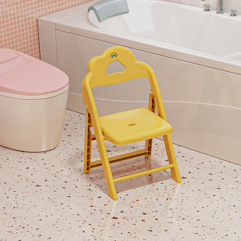 家用矮凳儿童防滑浴室洗澡凳幼儿园折叠靠背椅子加厚客厅换鞋凳,住宅家具,儿童凳,淘宝优惠券,粉丝福利购,淘宝优惠卷