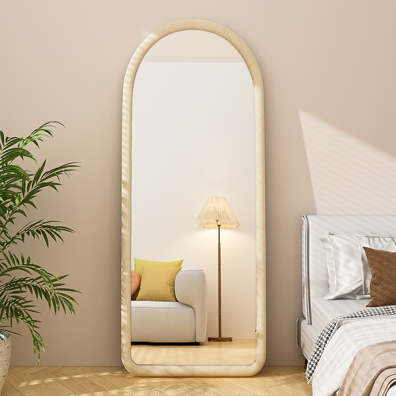 全身镜家用落地镜网红穿衣镜ins风试衣镜女生卧室化妆异形镜子