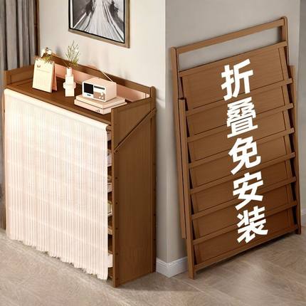 鞋架子家用门口多层隔层折叠防尘免安装收纳省空间简易出租屋鞋柜