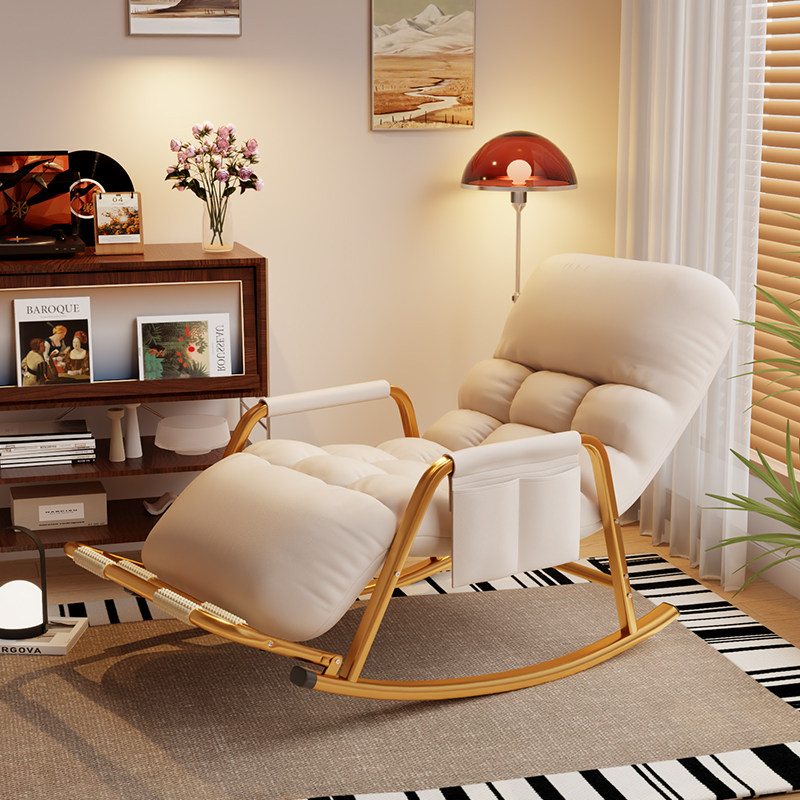可睡觉摇摇椅懒人沙发成人躺椅2025新款椅家用休闲客厅逍遥阳台椅