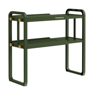 可伸缩厨房置物架多功能双层微波炉架子台面调料收纳柜子分层架