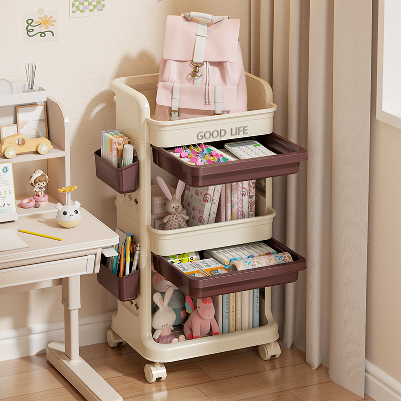 学生收纳可移动小推车