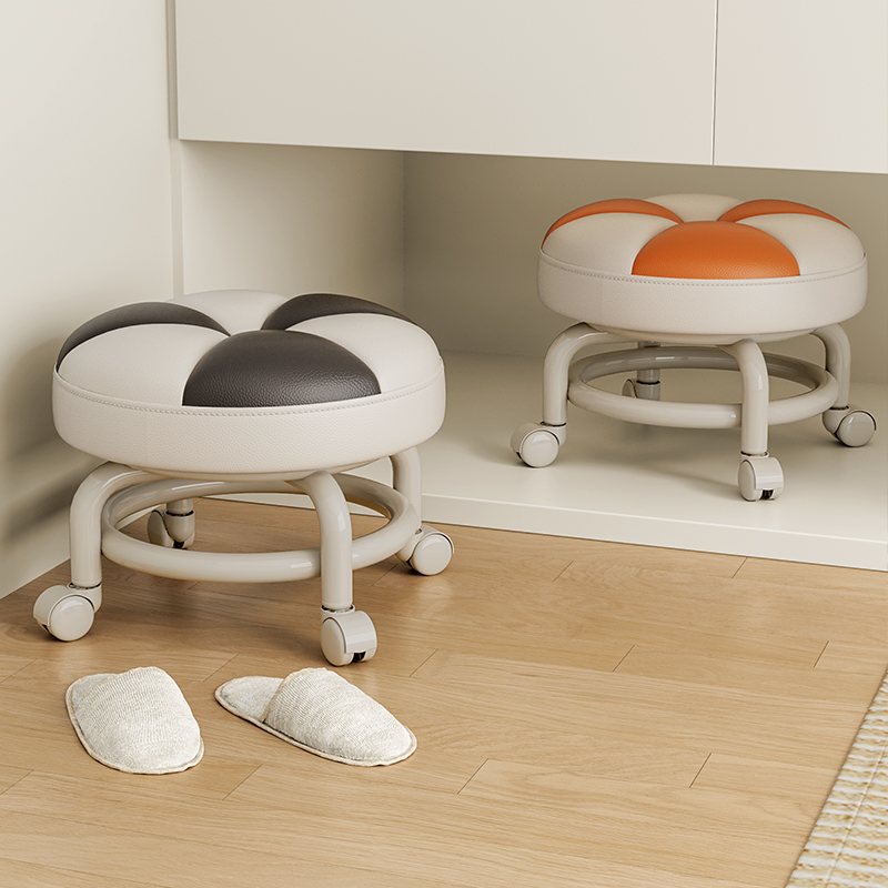 家用滑轮矮凳万向轮小凳子