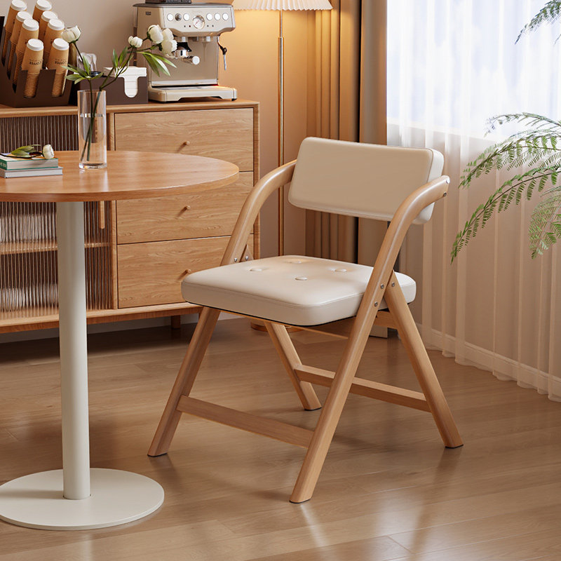 餐椅家用久坐舒适靠背椅现代简约饭厅商用餐桌椅可折叠不占地椅子