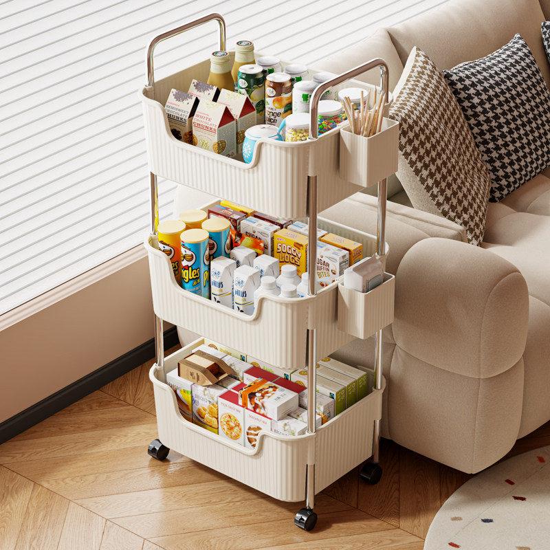 零食置物架落地多层亚克力