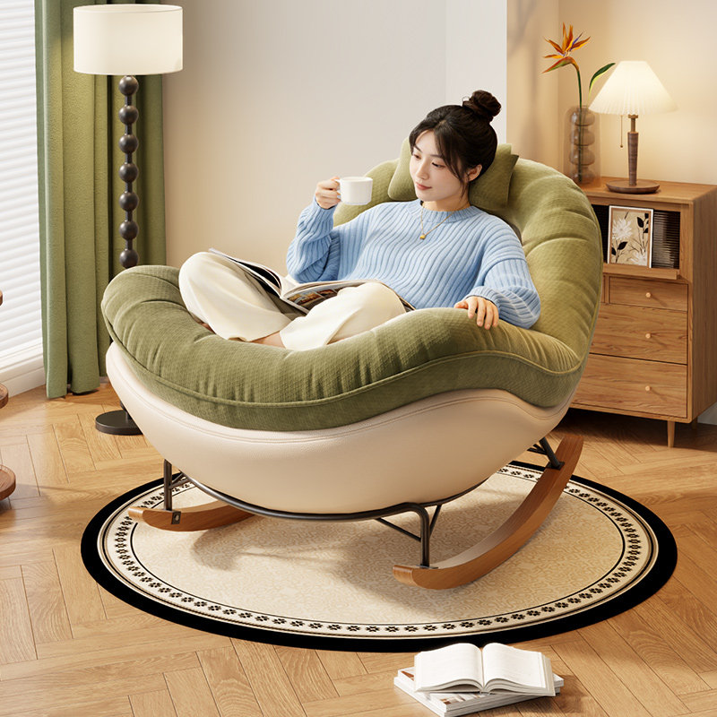 摇摇椅阳台休闲可躺可睡牛油果躺椅成人家用单人懒人沙发椅逍遥椅,住宅家具,摇椅,淘宝优惠券,粉丝福利购,淘宝优惠卷