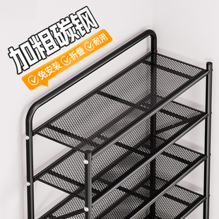 折叠鞋架子家用门口多层2026新款出租房用窄小鞋柜鞋子收纳免安装