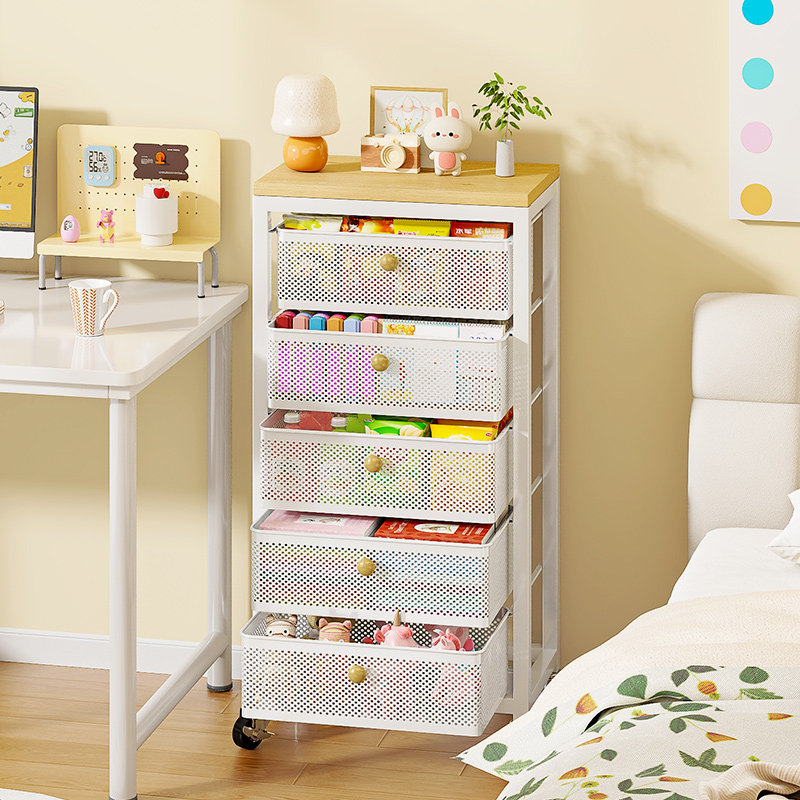 小推车置物架落地多层宿舍卧室桌边书本移动卫生间零食储物收纳架,收纳整理,家用收纳手推车,淘宝优惠券,粉丝福利购,淘宝优惠卷