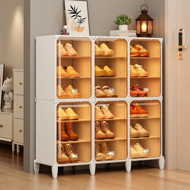 鞋柜2026新款收纳神器防尘鞋盒亚克力门口家用入户大容量多层鞋架,住宅家具,鞋柜,淘宝优惠券,粉丝福利购,淘宝优惠卷