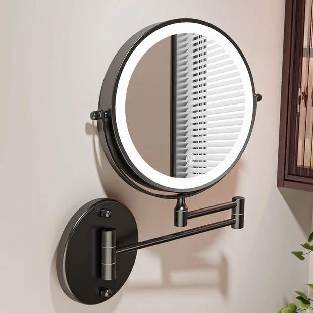 免打孔浴室镜壁挂式折叠镜子化妆镜卫生间贴墙放大镜美容镜双面镜,住宅家具,化妆镜,淘宝优惠券,粉丝福利购,淘宝优惠卷