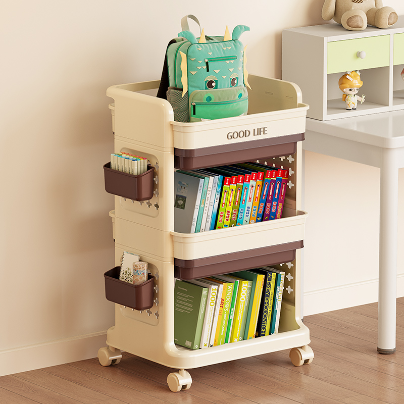 学生书包架置物架移动带抽屉