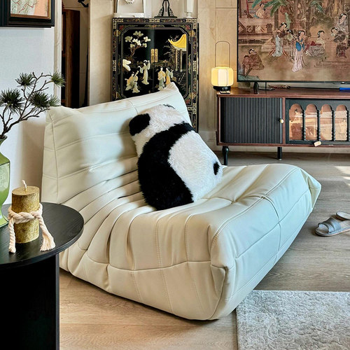 网红毛毛虫懒人沙发椅可躺可睡阳台休闲 椅卧室榻榻米单人小沙发