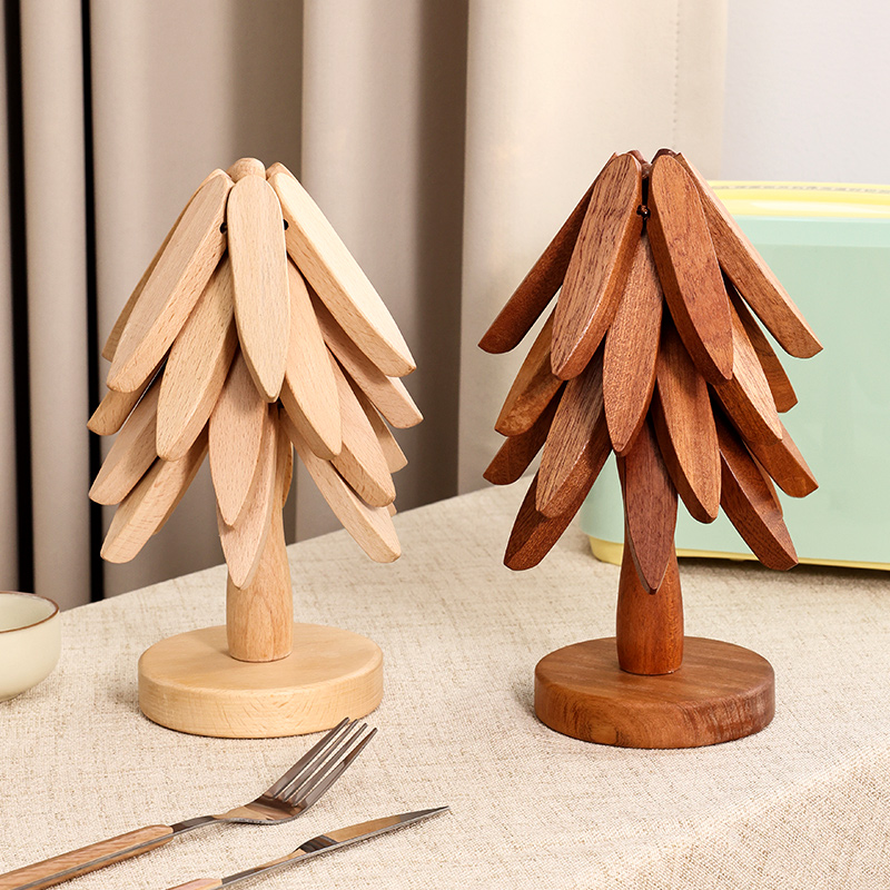 創意一棵樹隔熱墊家用耐高溫杯墊