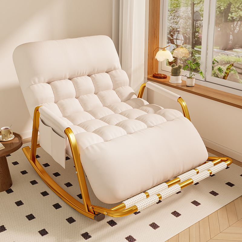 懒人沙发躺椅成人摇摇椅可睡觉大人午休椅阳台家用单双人休闲椅子