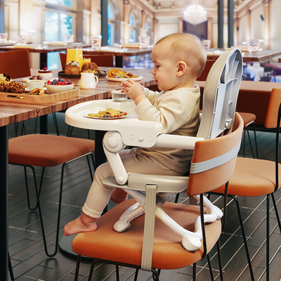 宝宝餐椅便携式儿童餐椅可折叠外出家用吃饭餐桌椅婴儿座椅子矮款