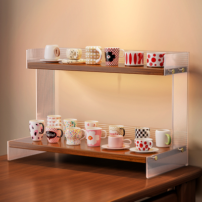 杯架置物架桌面杯子收纳架子餐桌台面茶杯咖啡杯水杯茶具放置架子