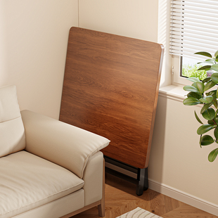 可折叠桌餐桌家用小户型桌子简易圆桌出租屋户外便携摆摊吃饭方桌