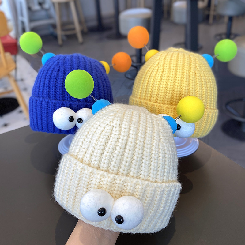 儿童帽子秋冬可爱超萌男童女童套头毛线帽宝宝冬季保暖亲子针织帽,童装/婴儿装/亲子装,帽子,淘宝优惠券,粉丝福利购,淘宝优惠卷