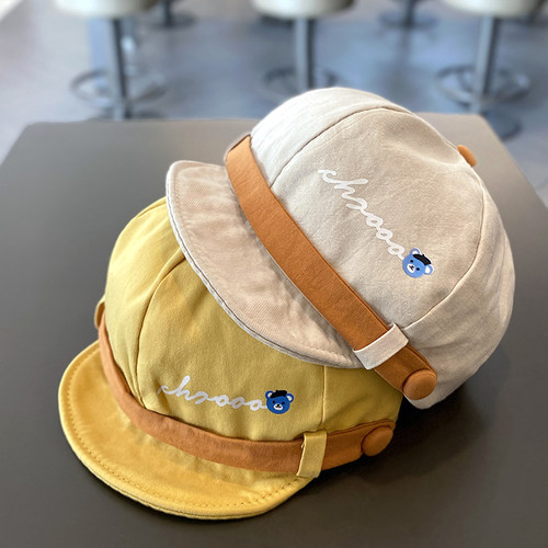 宝宝春秋简约休闲贝雷帽