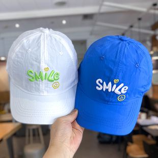 儿童帽子夏季薄款遮阳速干男童鸭舌帽出游防晒女童宝宝棒球夏天潮