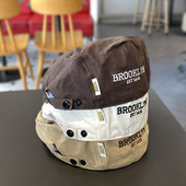 2026新款 反戴贝雷帽男童女童鸭舌帽子春秋前进蓓蕾男 儿童帅气薄款