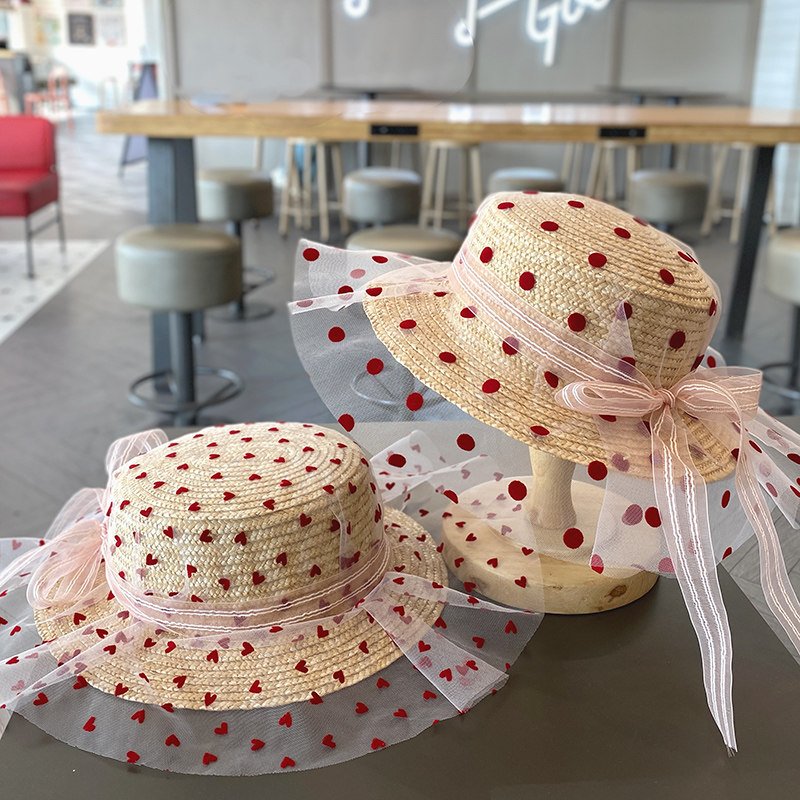 韩版夏季公主沙滩帽子