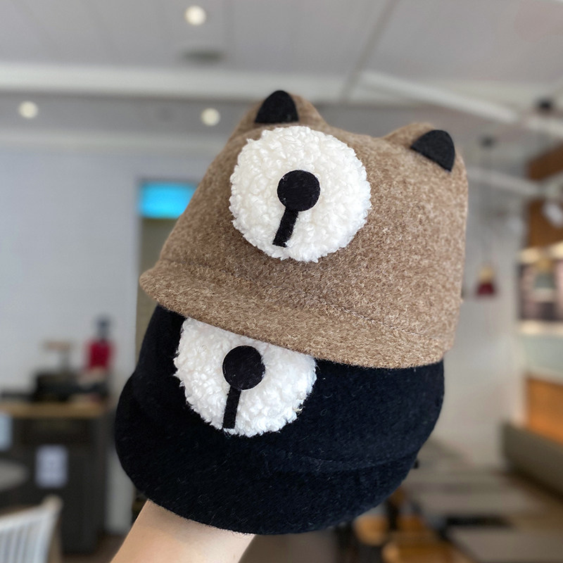 儿童帽子韩版秋冬款英伦风马术帽男宝宝休闲羊绒男童保暖鸭舌帽潮,童装/婴儿装/亲子装,帽子,淘宝优惠券,粉丝福利购,淘宝优惠卷