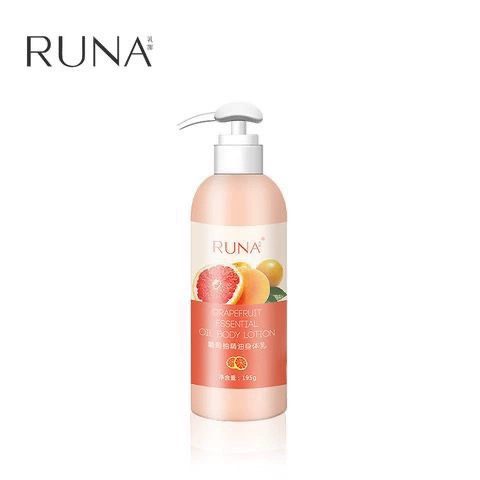 RUNA乳娜葡萄柚紧致霜添加精油植物配方保湿补水身体乳195g