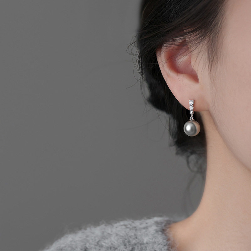 925银针珍珠耳钉新款2024爆款女耳环小众设计感耳饰,饰品/流行首饰/时尚饰品新,耳钉,淘宝优惠券,粉丝福利购,淘宝优惠卷