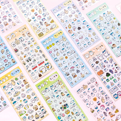 卡通可爱小八卡哇贴纸ins高颜值少女心手账本装饰素材贴纸