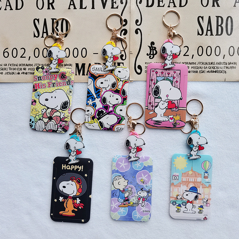 卡通可爱学生可爱卡套挂件书包亚克力地铁卡八达通防丢卡