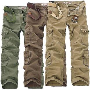 Man size Cotton Big trousers Camo leisure pants Cargo Men