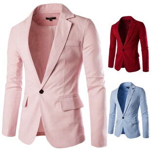 西服男Weding Casual Blazer Men Fashion Slim Fit Jacket Suits
