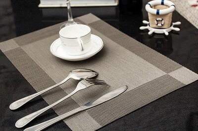 New Pvc Placemats Vintage Insulation Dining Table 30cm×45cm