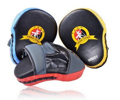 Boxing Mitt Training Target Focus Punch Pads Gloves MMA Kara