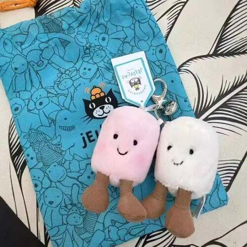 JC Jelly Plush Cat Cotton Candy Two Tone Cute Soft Two Tone