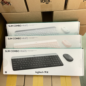正品罗技MK470无线键鼠套装 静音笔记本鹅卵石迷你鼠标键盘套件