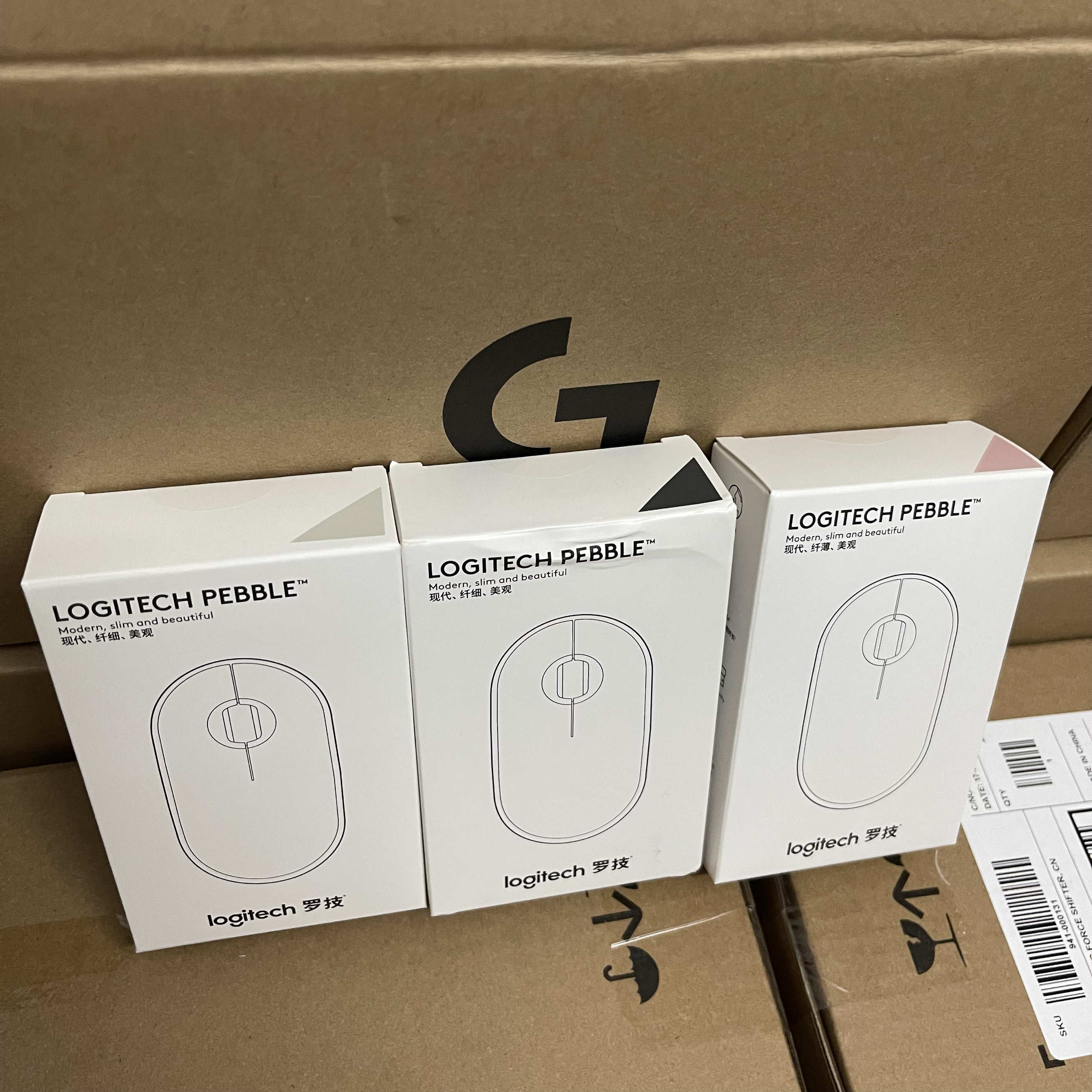 罗技pebble鹅卵石无线蓝牙鼠标