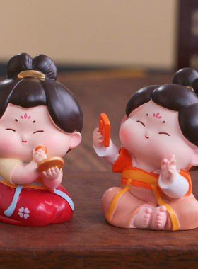 38节母亲节陕西西安文创纪念品唐仕女唐小糖摆件不夜城洛阳伴手礼