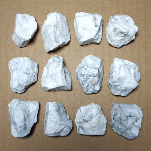 天然美国白松石水晶石头扩香石