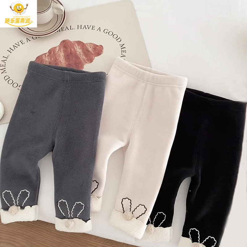 女童加绒加厚打底裤宝宝秋冬季洋气一体绒外穿婴儿长裤裤子保暖新,童装/婴儿装/亲子装,裤子,淘宝优惠券,粉丝福利购,淘宝优惠卷
