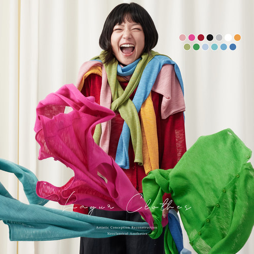 排扣针织开衫女韩系上衣防晒长袖