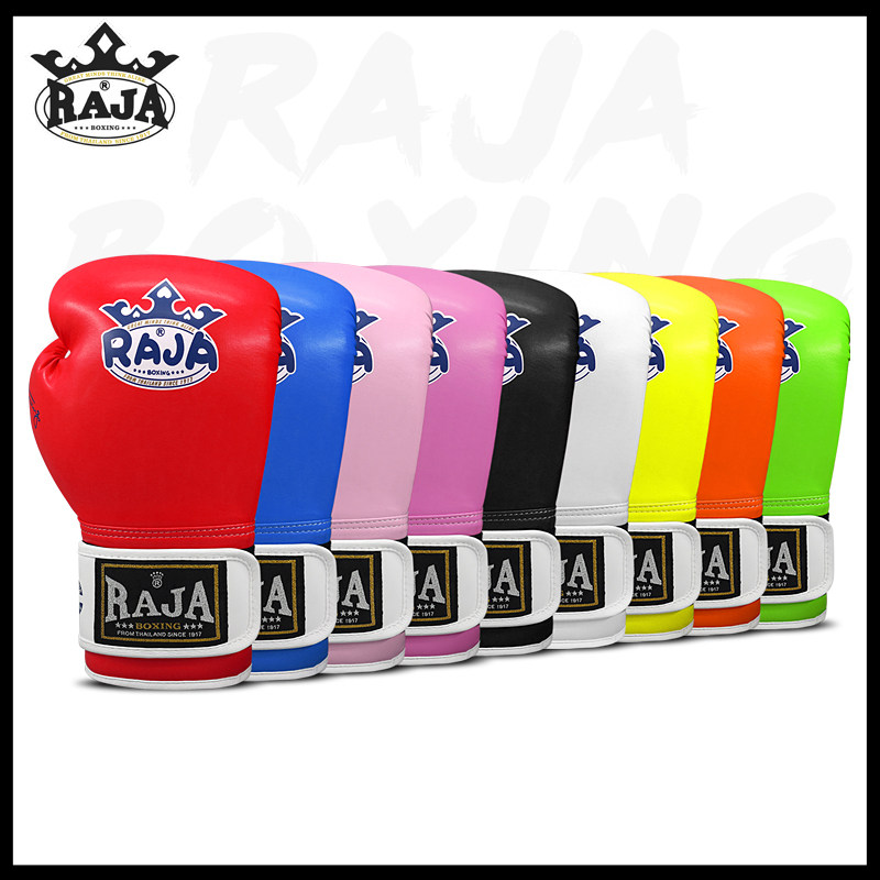 raja泰国儿童拳击手套小孩男女泰拳搏击比赛训练家用散打沙袋拳套