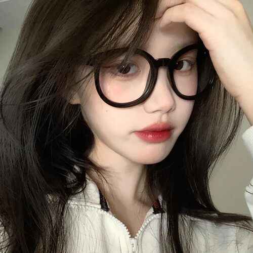 黑框眼镜女素颜神器网
