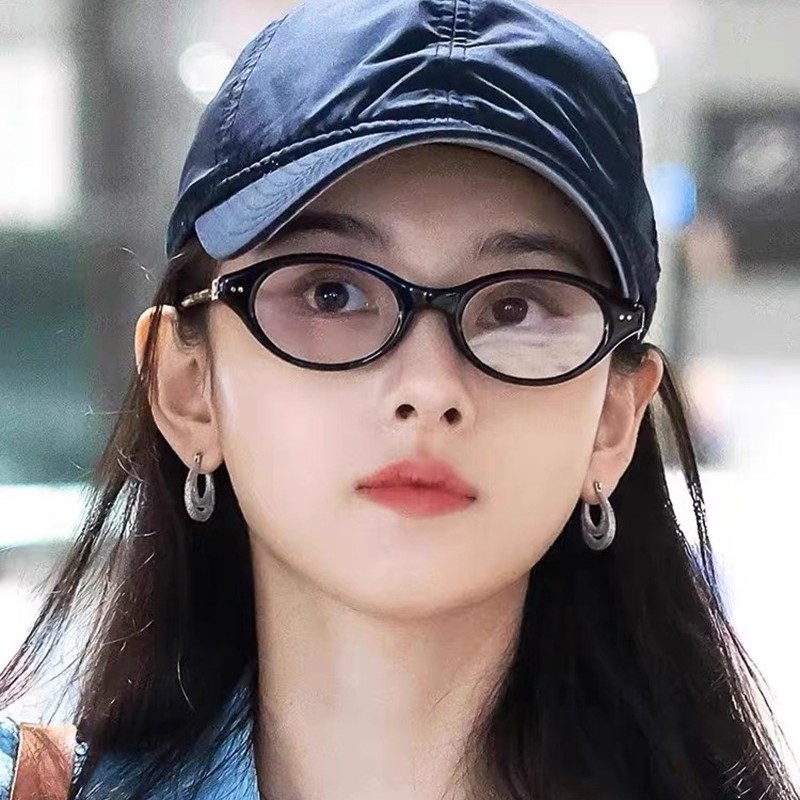 宋祖儿同款gm书呆子黑框眼镜框女素颜近视可配度数防蓝光眼镜架男