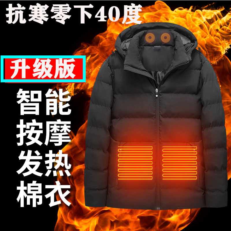 中老年发热加厚男士冬季棉服