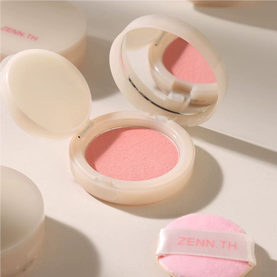 清仓ZENN.TH气垫腮红膏单色提亮修容元气感杏色橘调气色膨胀色收